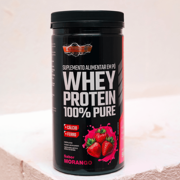 Whey Isolado Sabor Morango - 900g - Image 2